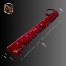 Leather Rifle Scabbard for Lever Action Carbine Horseback Fits Winchester Marlin