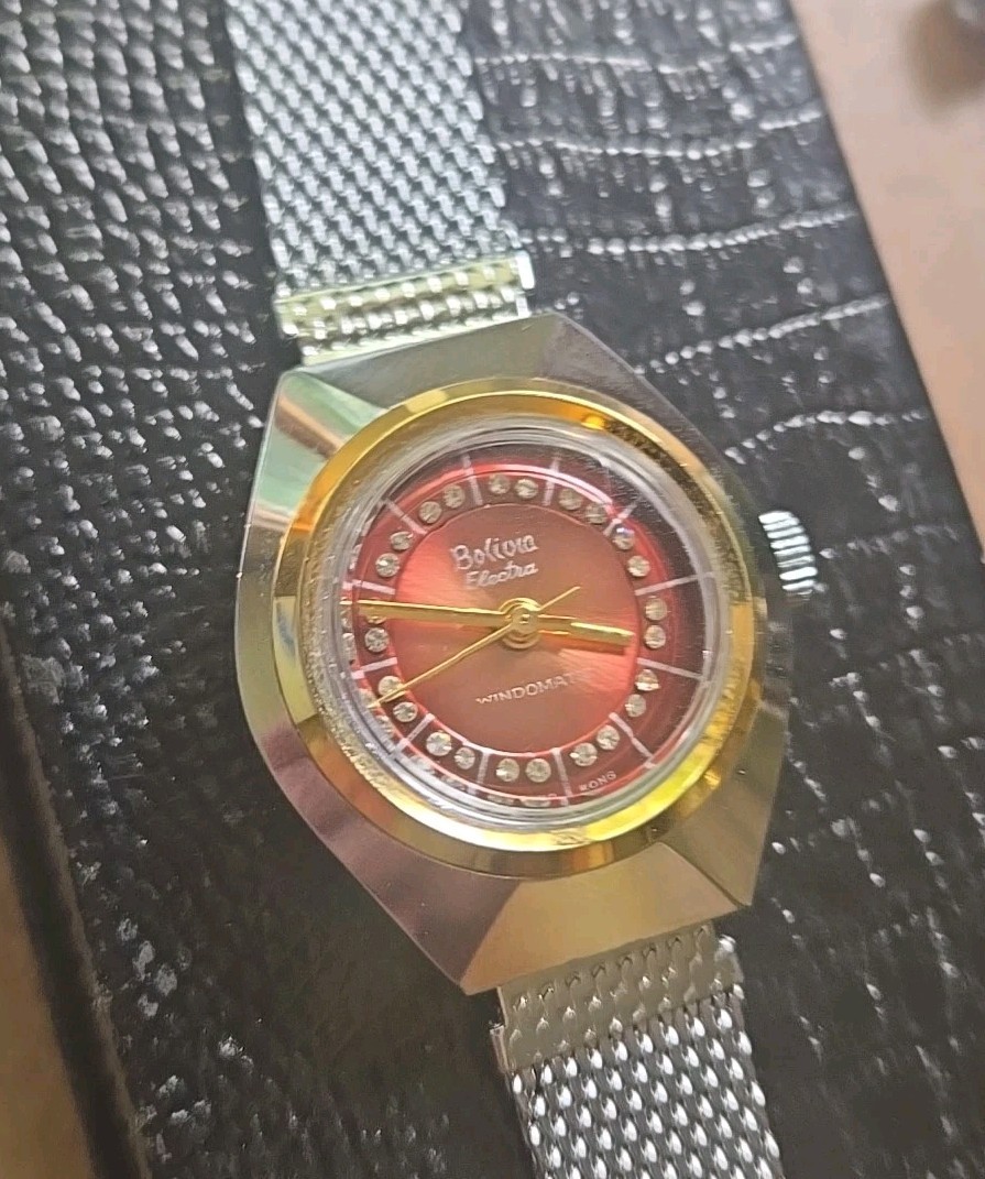 Bolivia Electra Windomatic Mechanical Ladies Watc… - image 2