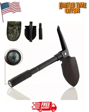 Folding Military Shovel Survival Spade Emergency Garden Camping Outdoor Tool