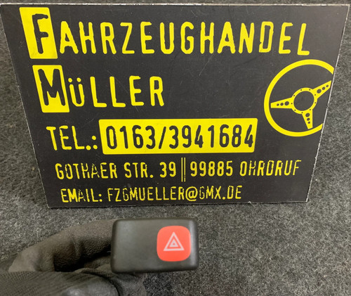 Original VW Polo 6N Caddy Seat Arosa Warnblinkschalter Schalter Warnblinkanlage