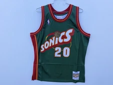 Seattle SuperSonics Gary Payton 1995-96 NBA Large New With Tags Jersey