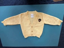 Vintage 3T Cardigan Sweater Yellow USA