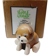 Enesco Home Grown Figurine 2013 MUSHROOM MUTT Dog 4038470 in Box