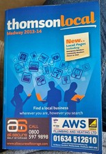 Thomson  Local Telephone Directory Medway 2013/2014