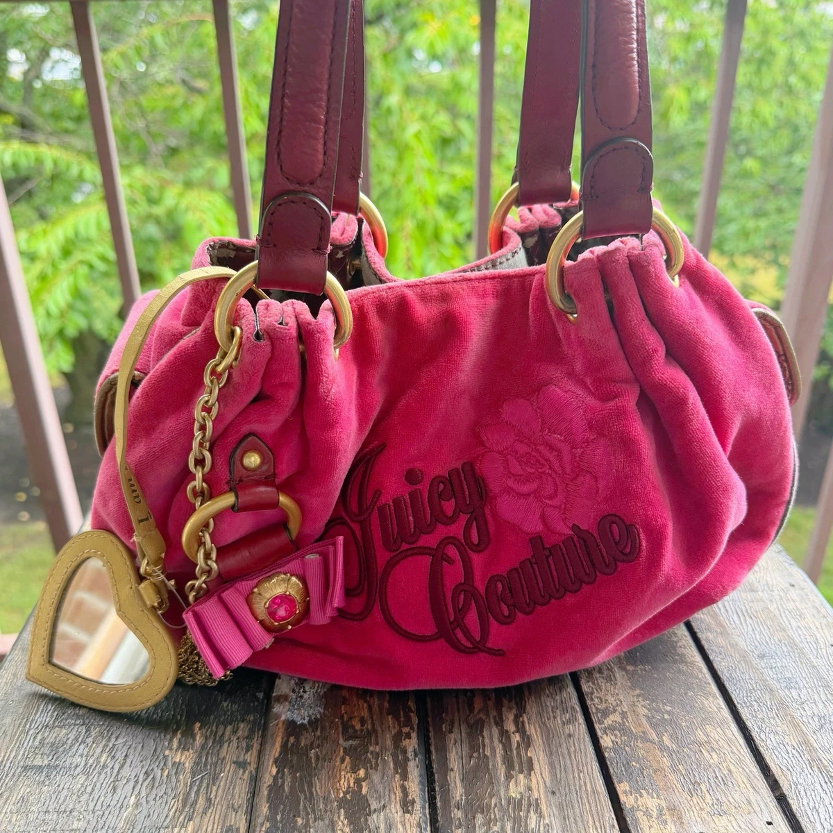 Juicy Couture Embroidered Pink Bags & Handbags for Women for sale