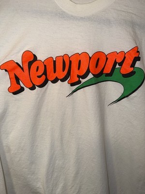 Newport Screen Stars Vtg Single Stitch Tobacco Cigarettes T Shirt