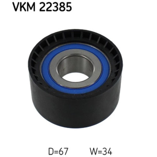 Umlenk-/FüHrungsrolle Zahnriemen SKF VKM 22385 FüR Renault Fiat Opel CitroëN 131-image