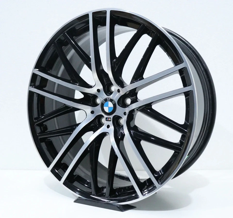 Cerchio singolo originale BMW Serie 7 G11 G12 21 pollici cerchio M650 6867341 asse anteriore K314 - Immagine 2 di 4
