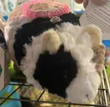 Mary Meyer Gizmo Putty Plush Guinea Pig Stuffed Charm Bead Bracelet Soft Furry F