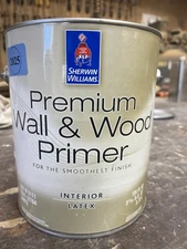 Sherwin Williams Premium Wall & Wood Primer / Interior Latex White/ Gallon