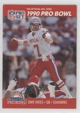 1990 Pro Set Pro Bowl Dave Krieg #349 01zy