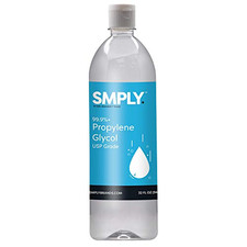 SMPLY. USP Food Grade 99.9 Pure Propylene Glycol, 32 Oz