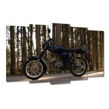 Quadro su tela quadro da parete canvas print Sansone S51 moto n. H10194_PC