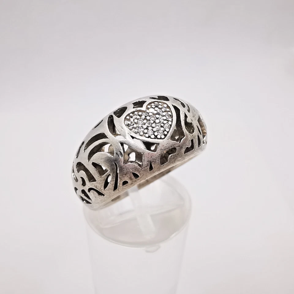 Esprit Ring Zirkon Edelsteinen Damenring 925 Silber Gr. 56 - Bild 2 von 4