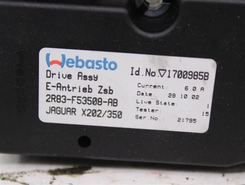 ДВИГАТЕЛЬ НА КРЫШЕ Jaguar S тип 2003 03 889841 - Изображение 4 из 4