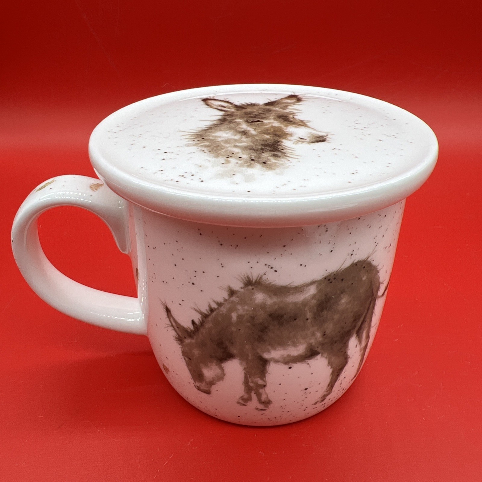 Royal Worcester Wrendale Designs by Hannah Dale Gentle Jack Mug Cup & Coaster