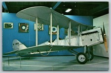 DeHavilland DH4 Plane Thompson Products Museum Dayton OH UNP Chrome Postcard V29