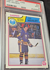 1983-84 O-PEE-CHEE #65 PHIL HOUSLEY BUFFALO SABRES ROOKIE RC PSA 9 MINT