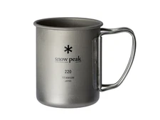 Snow Peak Titanium Single mug 220ml Sports & outdoors