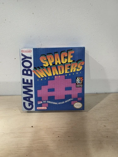 Space Invaders (Nintendo Game Boy, 1994) Box, Manual And Inserts Only No Game
