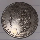 1884-P $1 Morgan Dollar - Raw AU - See Pictures