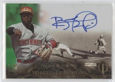 2014 Topps Tribute Traditions Auto Green 13/25 Brandon Phillips #TT-BP Auto 7xr