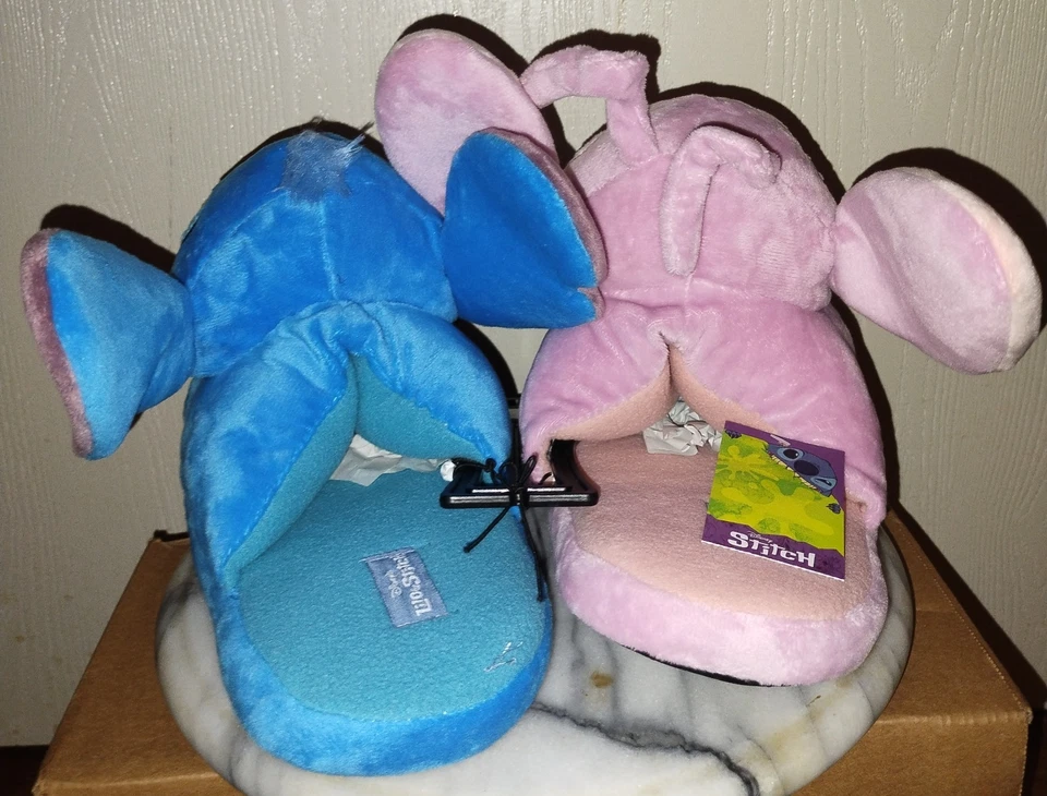 🎄⏰Lilo And Stitch Slippers Size 9/10 New In Plastic W/Tags - Image 4 of 4