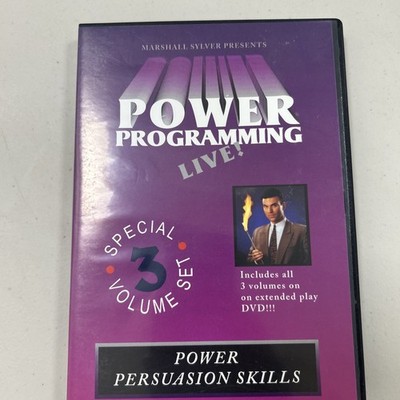 Marshall Sylver Power Programming Live Power Persuasion Skills DVD