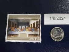 Leonardo da Vinci Inventor The Last Supper 2019 Republique Du Congo Stamp