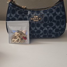 Coach Teri Shoulder Bag in Signature Denim #p...