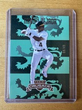 2025 Panini Crusade Miguel Tejada Green 08/49
