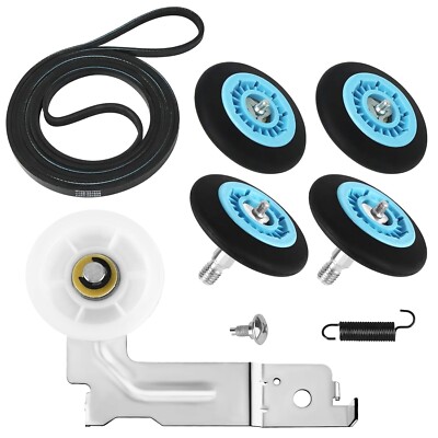 Dryer Drum Roller Belt Repair Kit Samsung DV210AEW/XAA DV210AGW/XAA DV218AEB/XAA