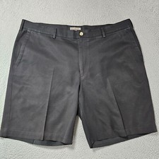 Peter Millar Crown Sport Salem High Drape Performance Shorts Mens Size 38 Black