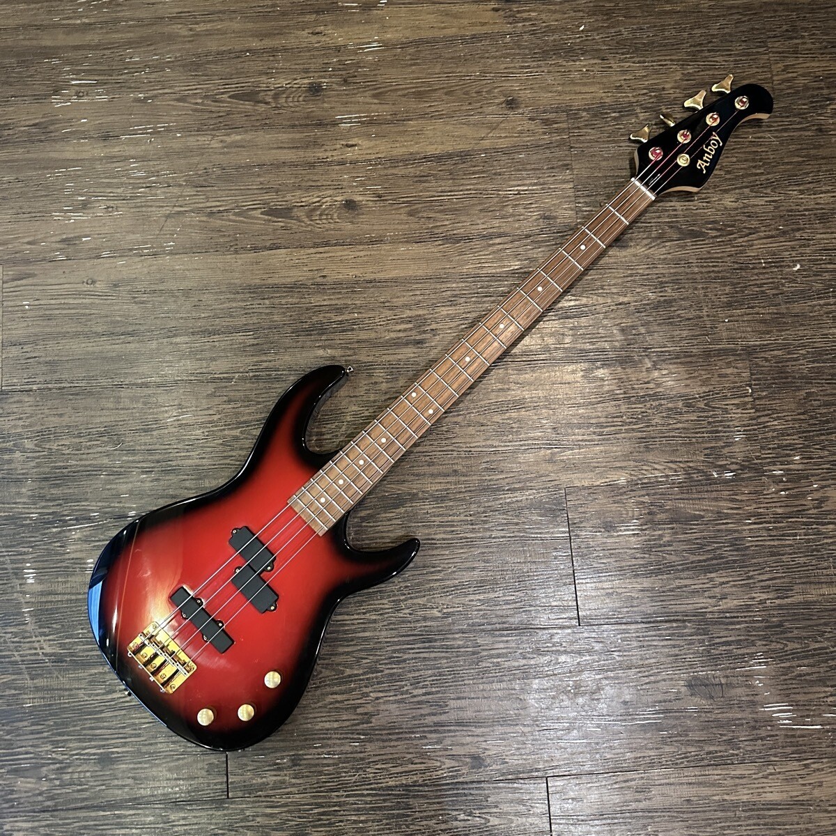 Electric Bass Guitar Anboy Odyssey Series Red Burst Color | eBay Electric Bass Guitar Anboy Odyssey Series Red Burst Color | eBay