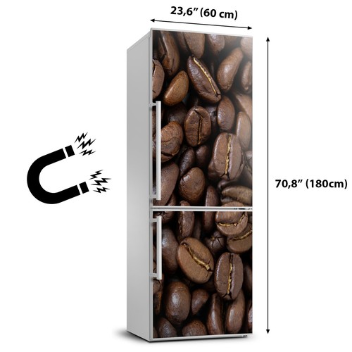 3D Refrigerator Wall Self Adhesive Removable Sticker Decal Food Coffee beans - Picture 9 of 9