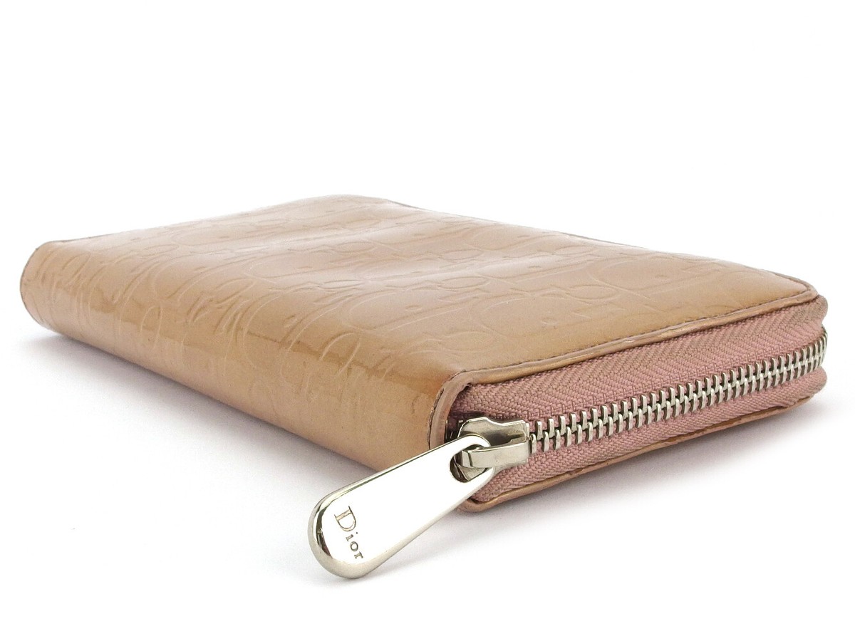 Dior wallet Ultimate enamel leather Authentic used G1531 | eBay