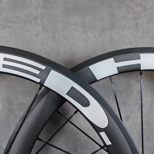 700C Carbon Wheels V Brake 3k Clincher/Tubeless/Tubular Road Bike Wheelset - Picture 3 of 18