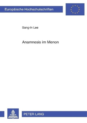 Thumbnail - Anamnesis Menon (taschenbuch)