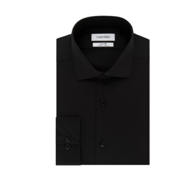 calvin klein slim fit no iron dress shirt Cotton Herringbone Slim Fit Dress Shirt
