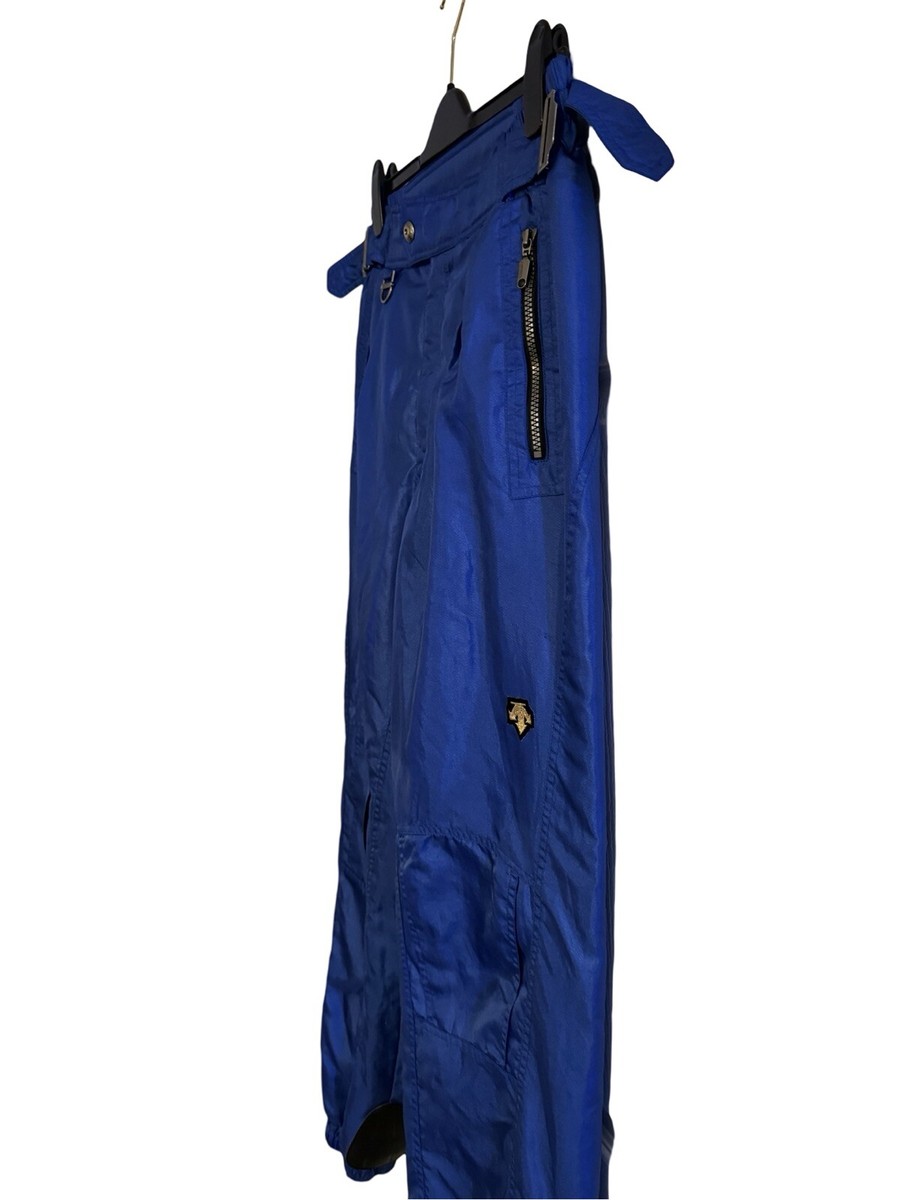 VTG DESCENTE Mens Sz 34 Ski Snowboard Blue Pants Belted