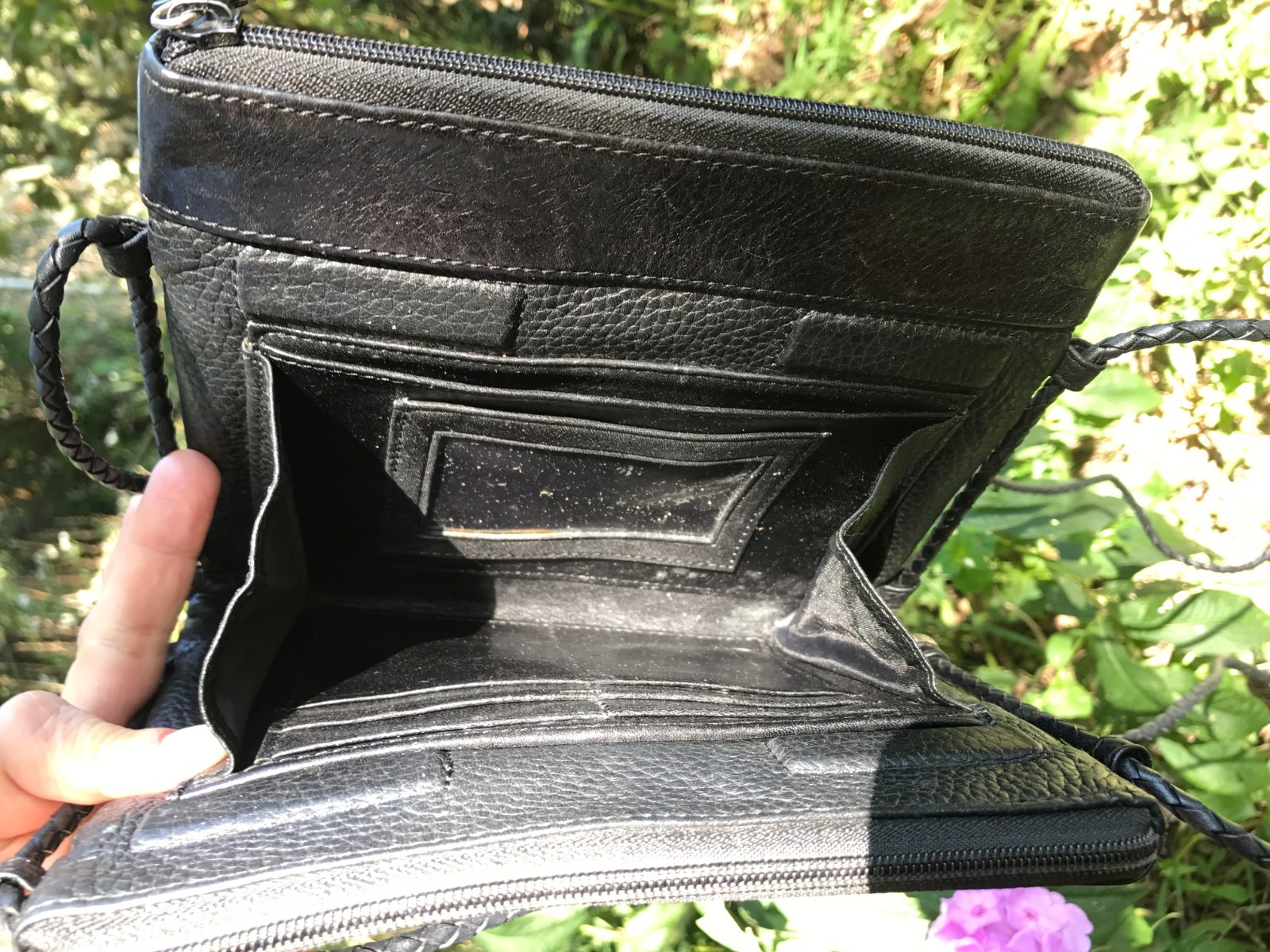 PONY Borsa a tracolla BRIGHTON CUORE romantica vittoriana doppia cerniera superiore *