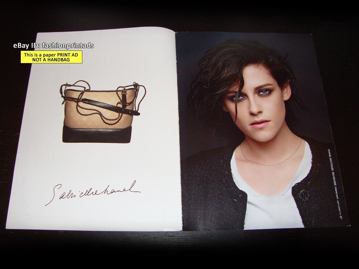 CHANEL Handbags 4-Page PRINT AD Summer 2017 KRISTEN STEWART Gabrielle  LAGERFELD
