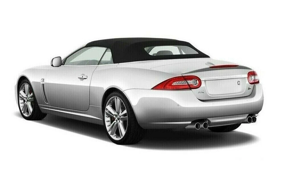Fits: Jaguar XK/XKR 07-15 Soft Top W/ Heated Glass window Black Haartz Stayfast Foto 3 de 3
