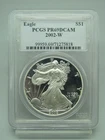 2002-W Proof American Silver Eagle PCGS PR 69 DCAM