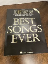 THE BEST SONGS EVER 6th Edition Easy Piano Hal Leonard Songbook. Nice 
