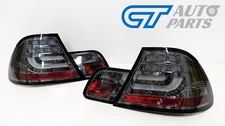 Smoke 3D LED Tail Lights for 99-02 BMW E46 3 Series 2D coupe taillights 320i