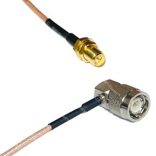 RG316 RP-SMA FEMALE to TNC Male Angle RF Cable Rapid-SHIP LOT