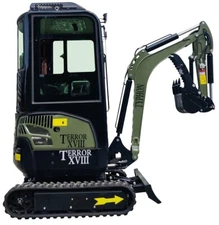 2025 New Arrival 2 Ton Mini Excavator TERROR XVIII Small Digger, KUBOTA D902