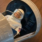 VINTAGE United States Space Capsule  G.I. Joe Figure  SEE PHOTOS, SOLD AS IS