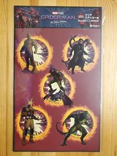 Marvel Spider-Man No Way Home V2 Clear Sticker Set Green Goblin Electro Sandman